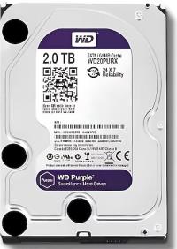 WD PURPLE 2TB 5900RPM 64MB WD20PURX SATA3 REFURBİSH(YENİLENMİŞ) 7/24 Güvenlik DİSKİ - 1